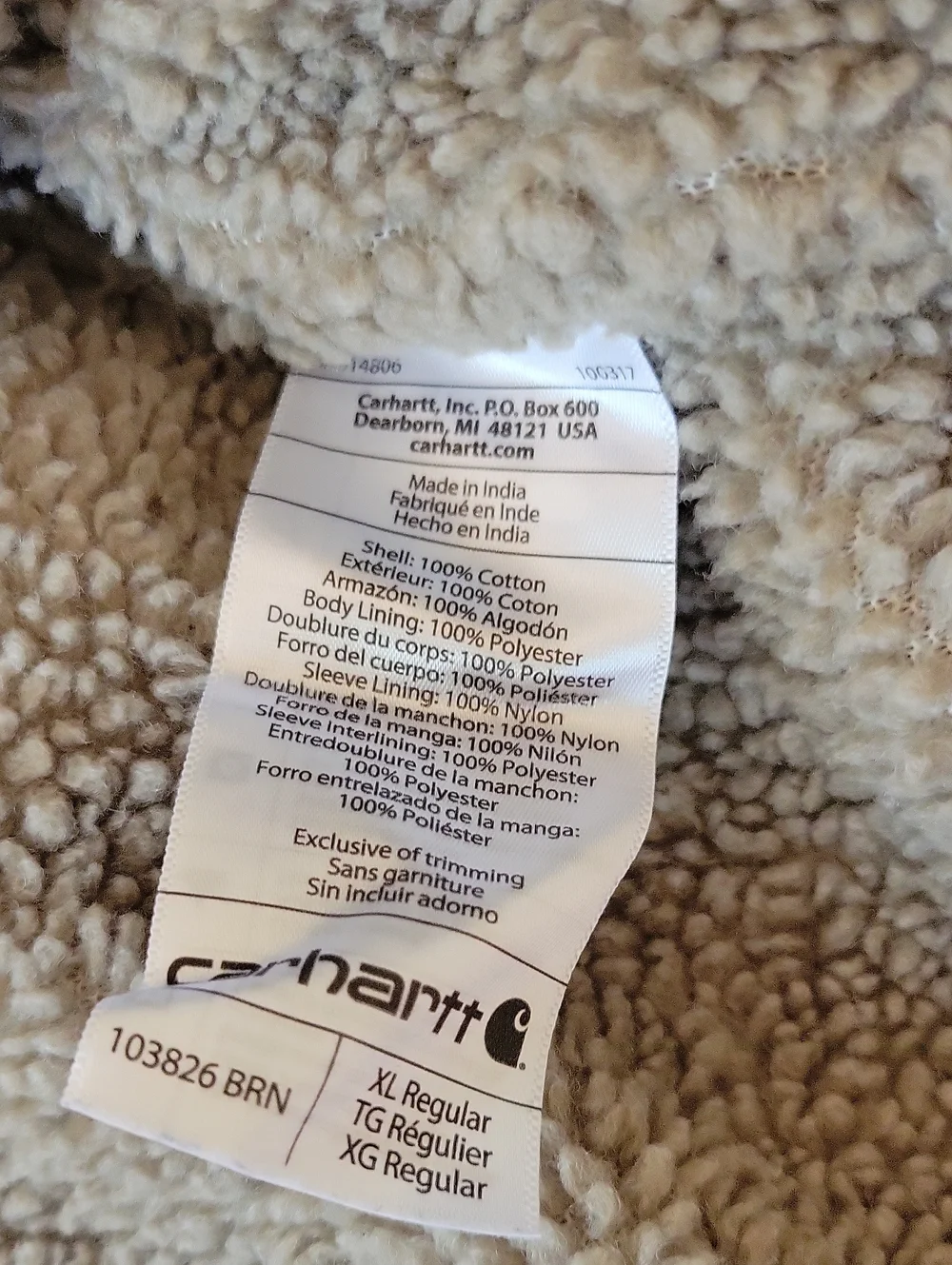 Carhartt Relaxed Fit Washed Duck Utilty Jacket - Picture 8 of 8